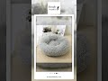 Fleece Fluffy Donut Cat Pet Dog Bed