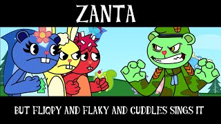 "OMG! FLIPPY NEEDS HELP!" - Zanta but Fliqpy, Flaky and Cuddles sings it screenshot 4
