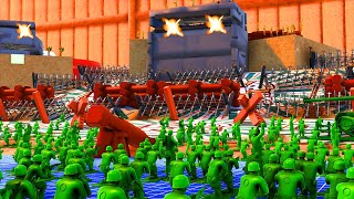 ATTACK ON TOYS D-DAY INVASION! Epic ARMY MEN Beach Landing
