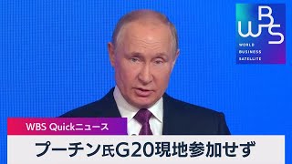 プーチン氏Ｇ20現地参加せず【WBS】（2022年11月10日）