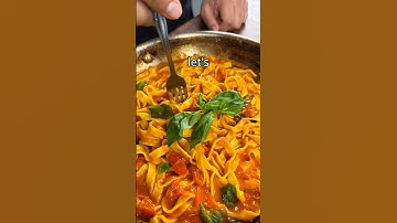 Fresh PASTA made in 20 minutes 😍 #Shorts