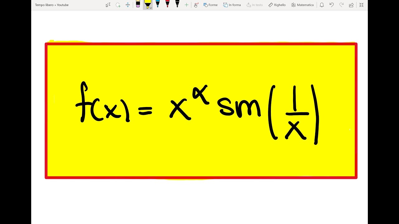 Analisi I - Derivabilità in x=0 e parametri - Esercizio svolto