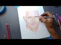 Hrithik roshans drawing with colour pencils sketching  lalitartwork