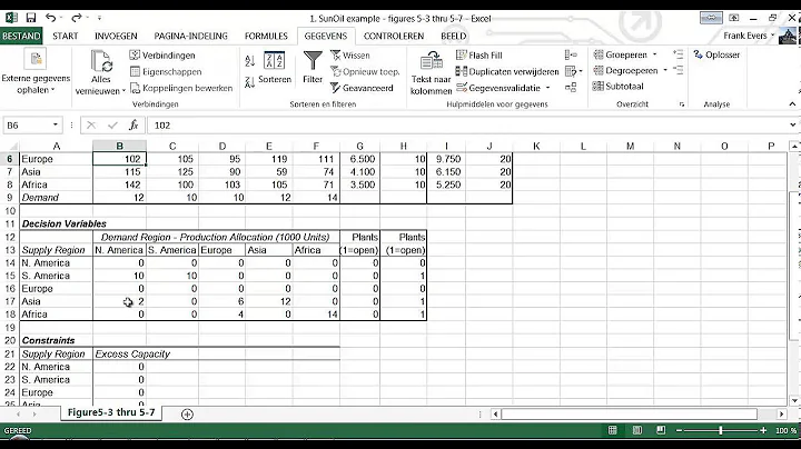 Chapter 5: Learning objective 4: Practise about Capacitated plant location model.