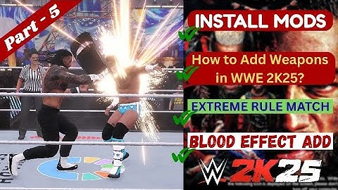 Secret Trick to Add Weapons in WWE 2K25 (Must Try!) | Extreme Rules Upgrade! Add Weapons in WWE 2K25