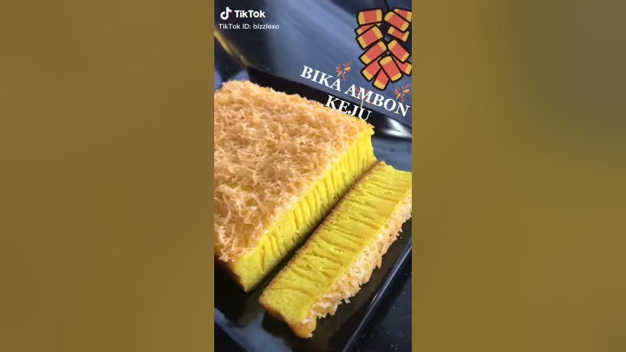 cara membuat BIKA ANBOM KEJU