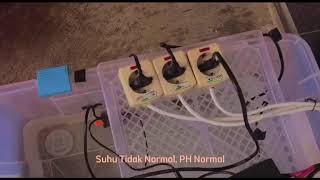 SISTEM PENGENDALI SUHU DAN KADAR PH PADA KOLAM IKAN LELE BERBASIS IOT