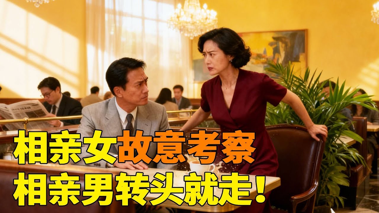 相亲女故意设置考察期，想让男方当舔狗？男方马上翻脸！也不看看什么年代了！普信女！