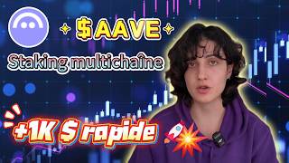 Gagner 1 000 $/mois ? Stratégie staking AAVE token 2026 avec preuves
