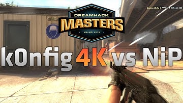 CS:GO - Dreamhack Masters Malmö 2016 - k0nfig 4k vs NiP