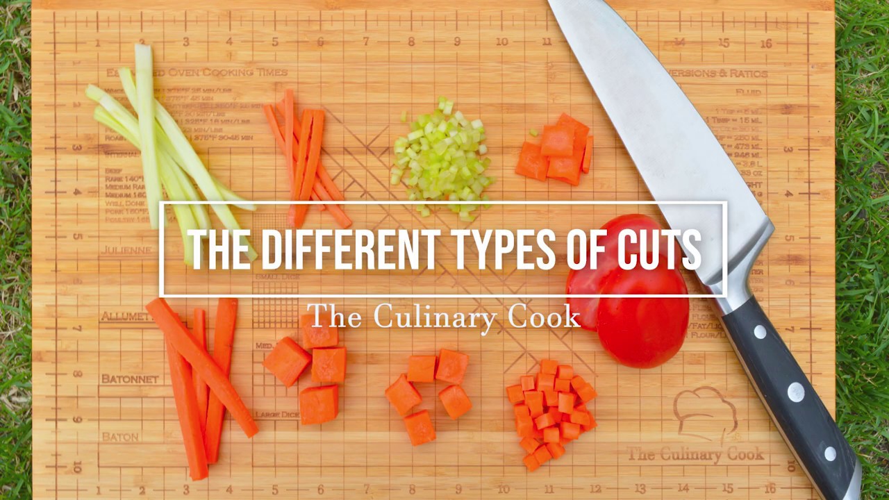 Basic Knife Cuts Chart