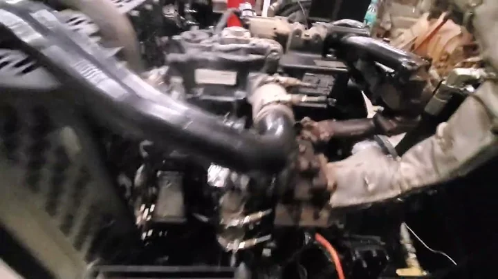 ISUZU 4LE2 ENGINE ID/N 4LE2-635752 1137 HOURS 46 KW@2400 RPM ADVERTISED 