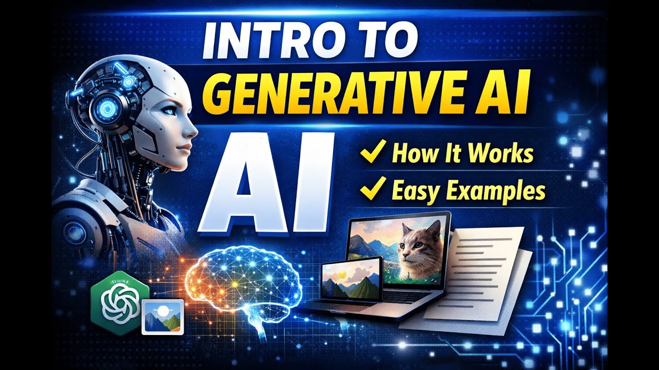 Intro to Generative AI | What is Generative AI? Explained Simply for ...
