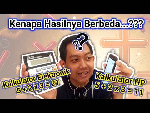 Perbedaan Hasil Hitung Kalkulator Elektronik dengan Kalkulator HP Berbeda || By Ridho Nur Arifin