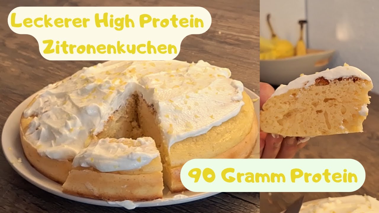 ||Leckerer High Protein Zitronenkuchen||😋