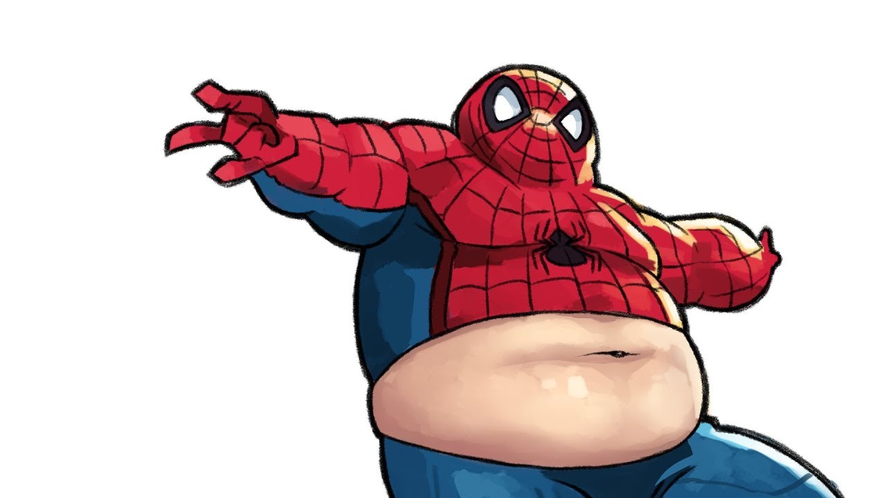 What if spiderman was fat? - YouTube