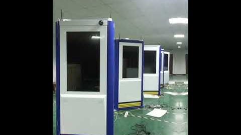 3 sides water proof fully outdoor 55inch touch screen Kiosk digital signage display