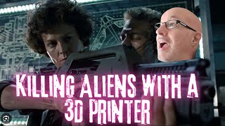 3D Printed M41A Pulse Rifle Prop From Aliens