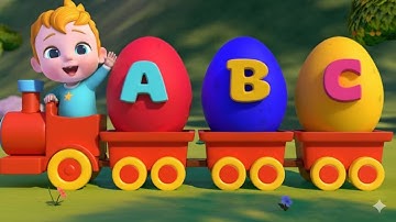 Fun ABC Alphabet Song for Kids | Learn 3D Letters with Colourful Sensory Visuals 🎵