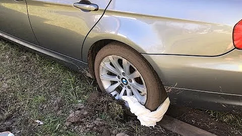 How to Get Your Car Unstuck From Mud With a Towel