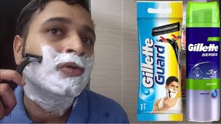 Gillette Guard Razor | Gillette Series Shave Gel | Hindi