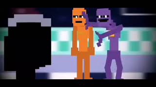 фиолетовый парень достаёт оранжевого и танцует мем(шаблон)