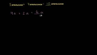Приведение подобных слагаемых 1