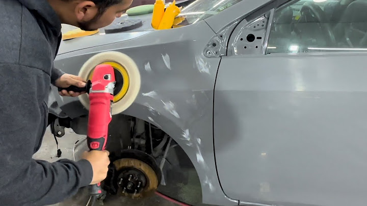Como pulir un carro recién pintado (lijado con 2000 y 2500)