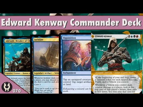 edward kenway mtg card [Assassin's Creed] then exile it face down Edward Kenway 0053 Universes Beyond: