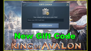 King of Avalon Gift Codes 2022 - King of Avalon Redeem code 2022 redeem code game