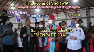 Sandiaga Uno Ke Bima Sambut Dengan Sholawat stkip Taman Siswa Bima