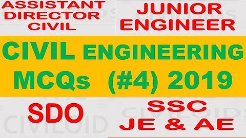 important civil engineering mcqs part 4 | civil engineering mcqs |