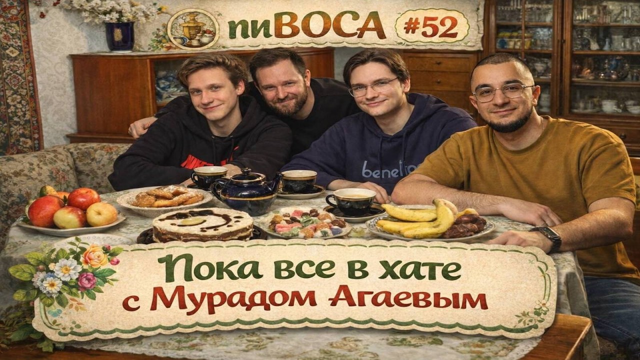 пиВОСА #52 ПОКА ВСЕ В ХАТЕ с Мурадом Агаевым