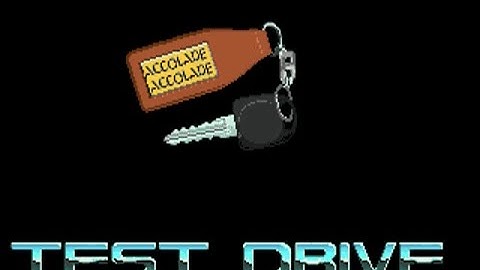 INTRO - Test Drive - Commodore Amiga 500