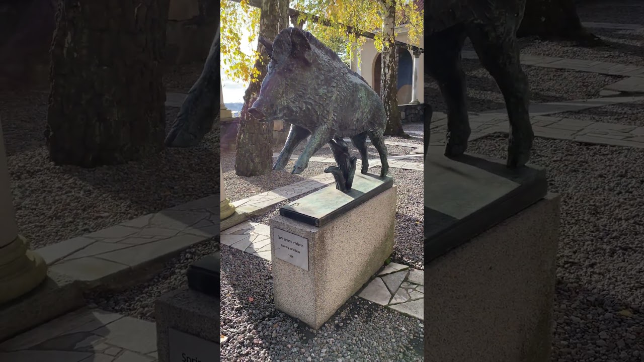 The Sculpture "Springande vildsvin" / Running Wild Boar Carl Milles' Millesgården, Stockholm, Sweden