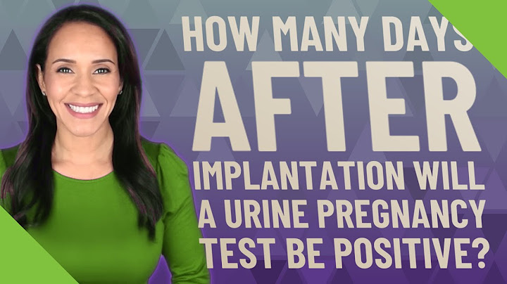 How long after implantation is pregnancy test positive