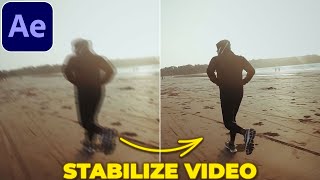 How to STABILIZE SHAKY VIDEO in After Effects | Stabilize a Video