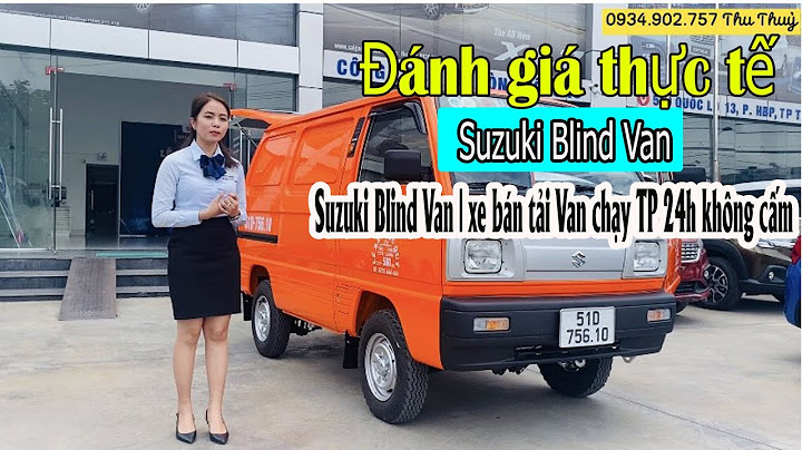 Xe bán tải suzuki window van đánh giá năm 2024