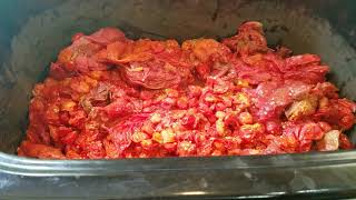 Making Tomato Sauce (or paste) from Frozen Tomatoes