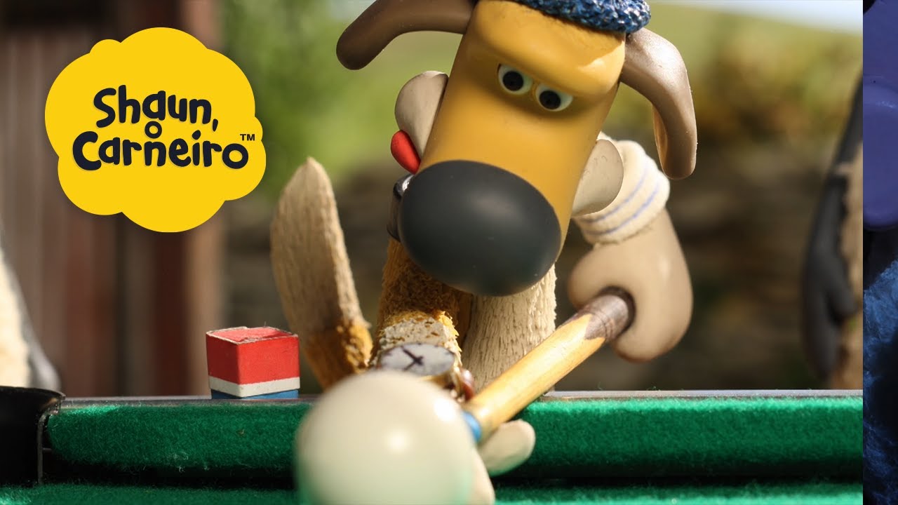 Cachorro de sinuca 🐑Shaun, o Carneiro [Shaun the Sheep]🐑 Hora Especial🐑| Cartoons Para Crianças