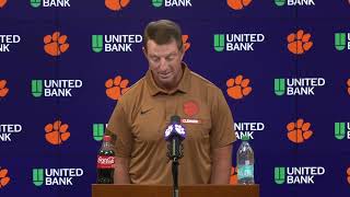Full Dabo Swinney | Press Conference | Charleston Southern Week Guide