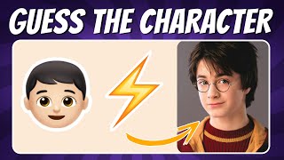Guess The Harry Potter 50 Characters By Emoji✔️ | Harry Potter Quiz ⚡