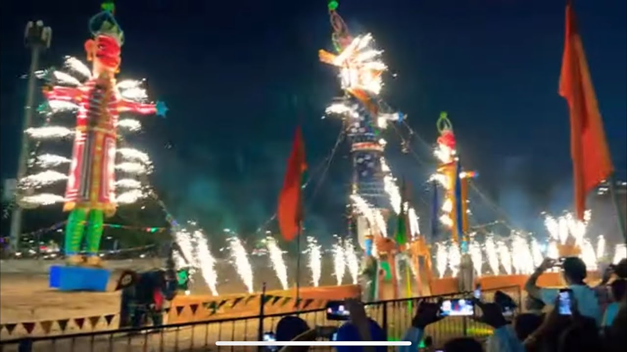 Dusshera live sector 46 Chandigarh #livedusshera #live #ravandahan #ravan #dussehra