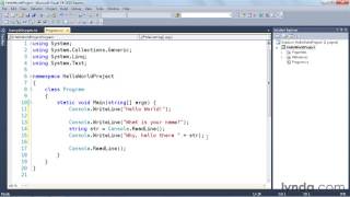 C# Essential Training 4 1 Reading Writing to Console