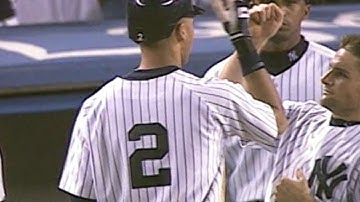 Derek Jeter hits a walk-off single in 1998