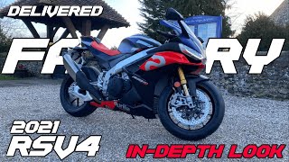UK's first Aprilia RSV4 Factory 2021 delivery & in-depth look, review old vs new, detailed analysis