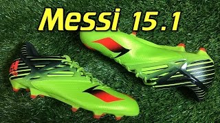 Adidas Messi 15.1 Solar Green - Review + On Feet - YouTube