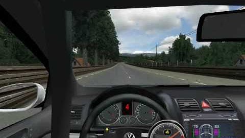VW GOLF CRASH mit 700 km/h in rFactor