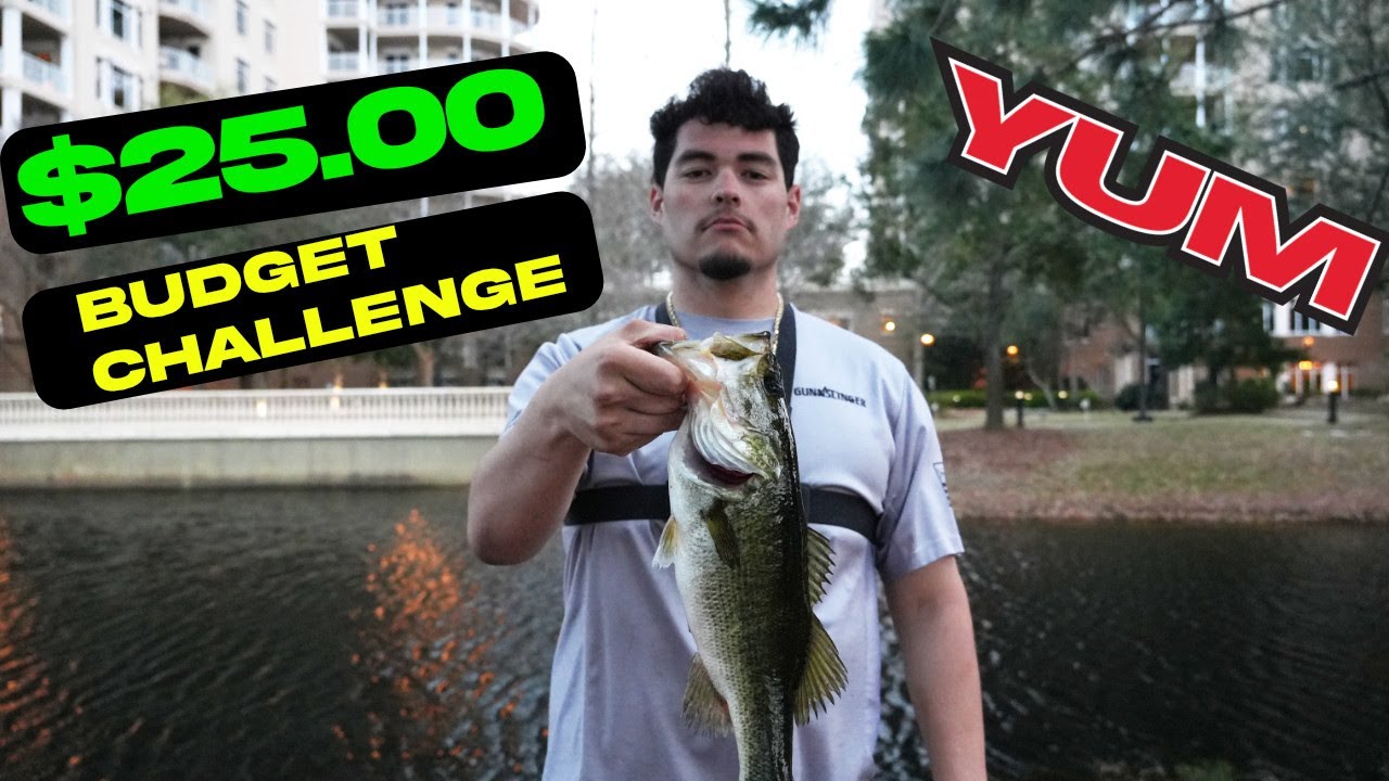 $25 Budget Bass Fishing Challenge! | GunnslingerTV