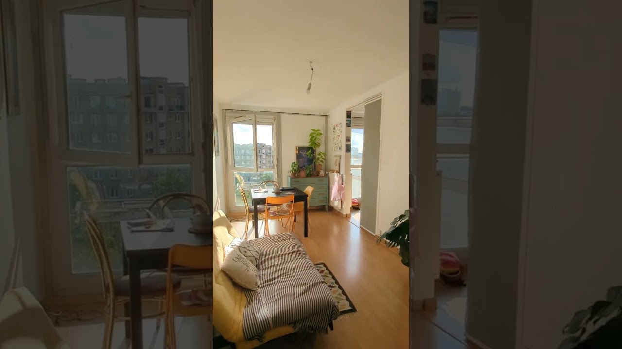 Vidéo Location meublée appartement 2&nbsp;pièces 46,95&nbsp;m² Pantin (93500)